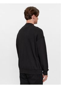 Calvin Klein Bluza Festive Logo K10K112058 Czarny Comfort Fit. Kolor: czarny. Materiał: bawełna #3