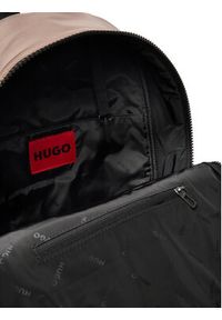 Hugo - HUGO Plecak 50549717 Beżowy. Kolor: beżowy. Materiał: materiał #5