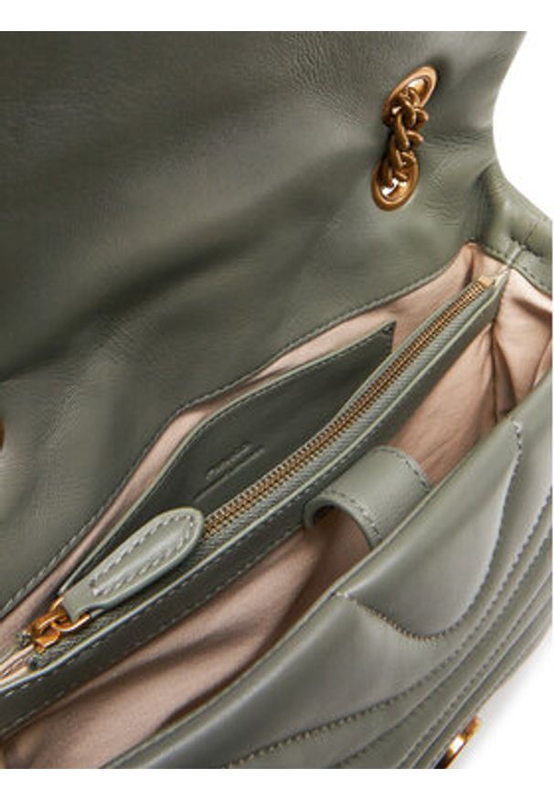 Pinko - PINKO Torebka Love Puff Classic Cl AI 24-25 PLTT 100038 A1EX Zielony. Kolor: zielony. Materiał: skórzane
