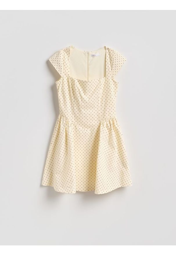 Reserved - Sukienka mini - wielobarwny. Materiał: dzianina. Długość: mini