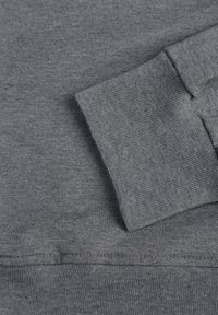 Born2be - Ciemnoszara Bluza o Klasycznym Kroju z Bawełną Merinne. Okazja: na co dzień. Kolor: szary. Materiał: bawełna. Styl: klasyczny #7