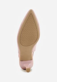 Renee - Różowe Czółenka Slingback VICES z Tkaniny na Niskim Obcasie z Wkładką Soft-Pillow Orinysha. Okazja: do pracy, na co dzień, na spotkanie biznesowe. Nosek buta: szpiczasty. Zapięcie: pasek. Kolor: różowy. Szerokość cholewki: normalna. Materiał: tkanina. Obcas: na obcasie. Styl: elegancki, biznesowy, casual. Wysokość obcasa: niski #7