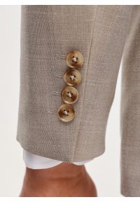 Pako Lorente - PAKO LORENTE – Marynarka garniturowa w kolorze beżowym. Kolor: beżowy. Materiał: poliester, elastan, wiskoza. Wzór: gładki #8