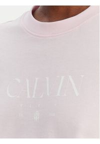 Calvin Klein Jeans T-Shirt Cktail Concept LV047E813G Różowy Regular Fit. Kolor: różowy. Materiał: bawełna #2