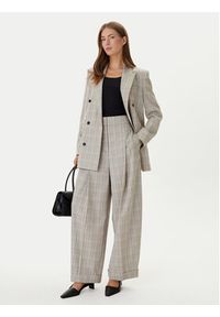 BOSS Marynarka Jukana1 50555334 Beżowy Regular Fit. Kolor: beżowy. Materiał: wełna #5