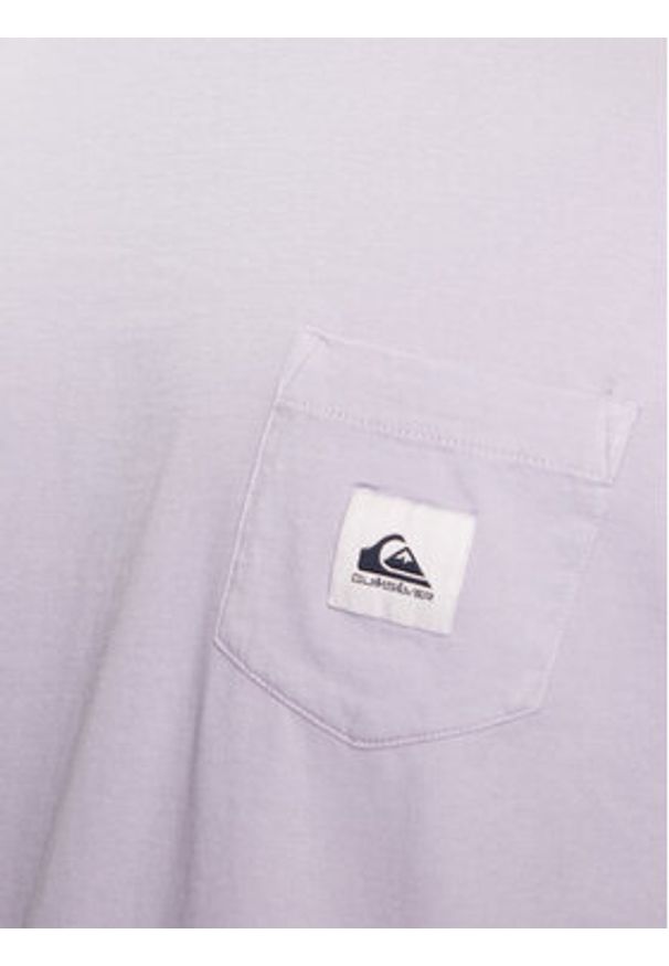 Quiksilver T-Shirt Sub Missions EQYZT07253 Fioletowy Regular Fit. Kolor: fioletowy. Materiał: bawełna
