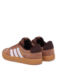 Adidas - adidas Sneakersy Vl Court 3.0 Shoes KI2102 Brązowy. Kolor: brązowy. Materiał: skóra, zamsz #4