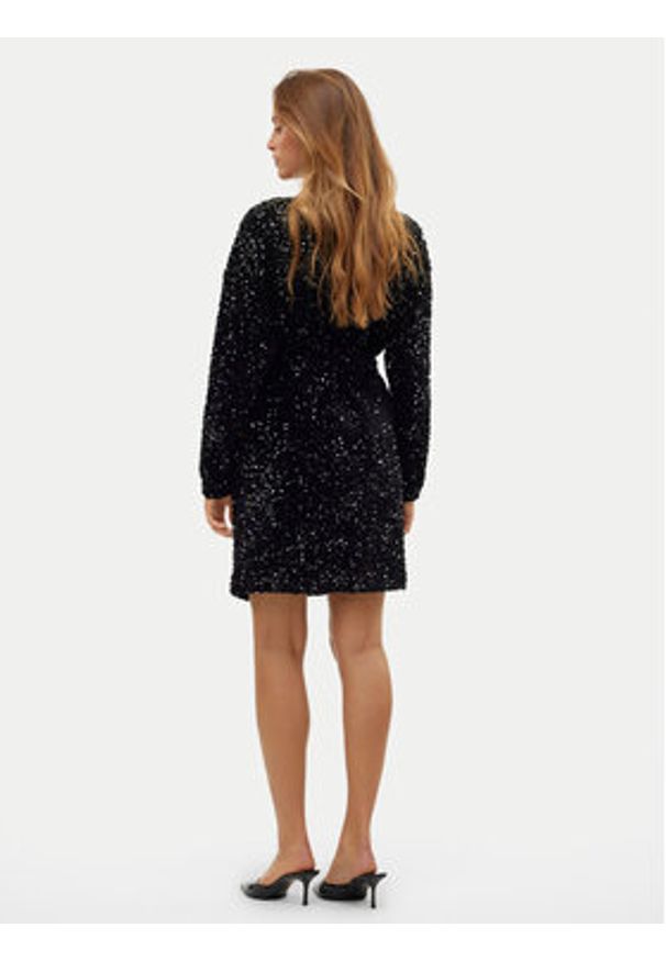 Vero Moda Sukienka koktajlowa Bella 10317046 Czarny Regular Fit. Kolor: czarny. Materiał: syntetyk. Styl: wizytowy