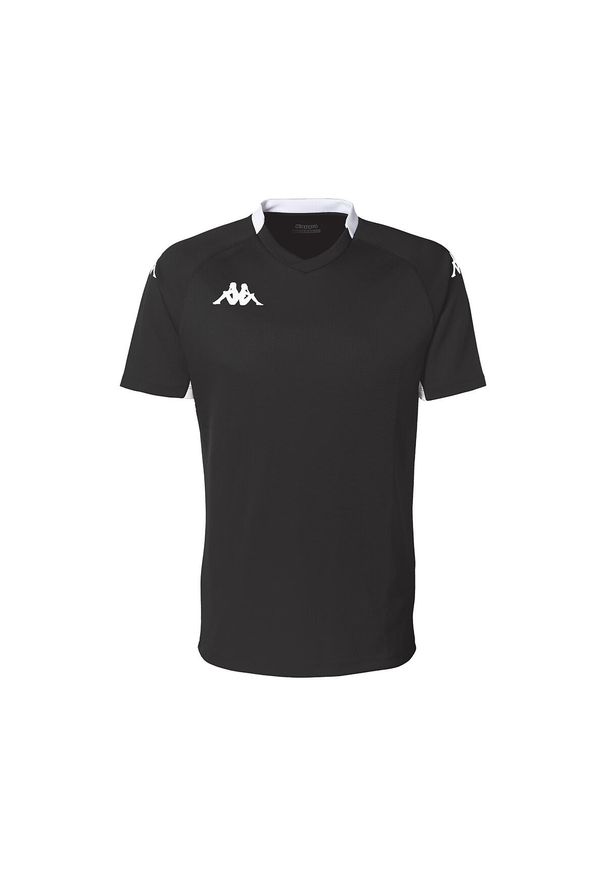 Jersey Kappa Bemi. Kolor: czarny, biały, wielokolorowy. Materiał: jersey. Sport: piłka nożna