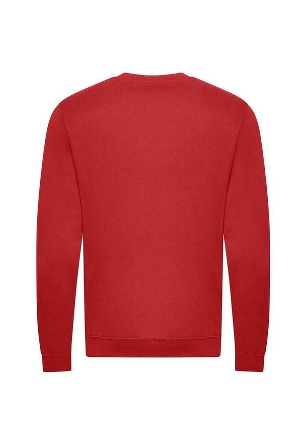 AWDIS - Męski Sweter Just Hoods Organic. Kolor: czerwony