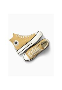 Adidasy Converse Chuck Taylor All Star Lift Platform, Dla obu płci. Kolor: beżowy. Materiał: materiał. Obcas: na platformie. Model: Converse All Star