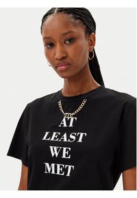 MET T-Shirt M10 261TS Czarny Regular Fit. Kolor: czarny. Materiał: bawełna #4