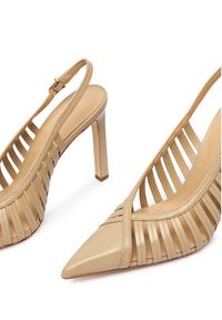 MICHAEL Michael Kors Szpilki Adriana 40T6ADHP1L Khaki. Kolor: brązowy. Materiał: skóra. Obcas: na szpilce #6