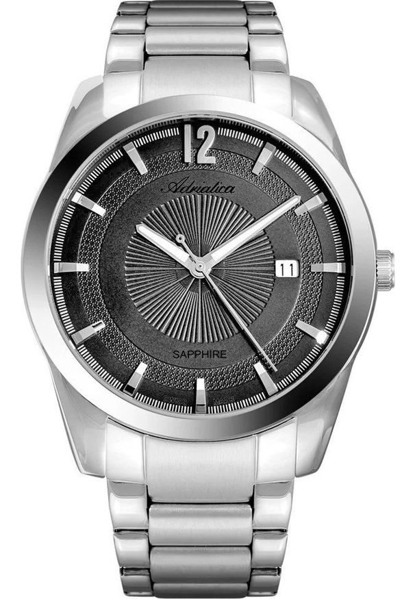 Zegarek Adriatica Zegarek męski Adriatica A8301.5156Q srebrny. Kolor: srebrny