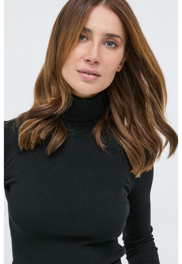 Lauren Ralph Lauren - Sweter. Okazja: na co dzień. Typ kołnierza: golf. Kolor: czarny. Długość rękawa: długi rękaw. Długość: długie. Styl: casual