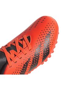 Adidas - Buty piłkarskie adidas Predator Accuracy.4 Tf Jr GW7086 pomarańczowe pomarańcze i czerwienie. Zapięcie: sznurówki. Kolor: pomarańczowy. Materiał: syntetyk, guma. Sport: piłka nożna #2