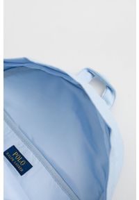 Polo Ralph Lauren plecak męski duży gładki. Kolor: niebieski. Wzór: gładki #4