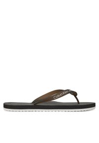 Calvin Klein Jeans Japonki Thong+ Tpu YM0YM01265 Czarny. Kolor: czarny