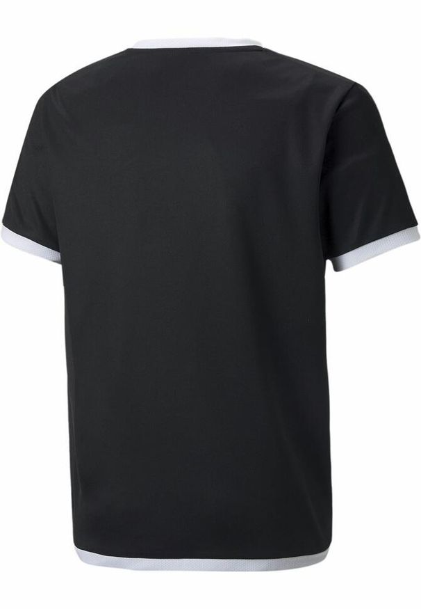 Koszulka dla dzieci Puma teamLIGA Jersey Junior. Kolor: biały, wielokolorowy, czarny. Materiał: jersey