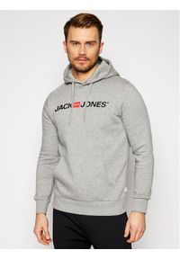 Jack & Jones - Jack&Jones Bluza Corp Old Logo 12137054 Szary Regular Fit. Kolor: szary. Materiał: bawełna #1