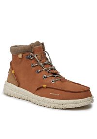 Hey dude - Hey Dude Trzewiki Bradley Boot Leather 40189-21N Brązowy. Kolor: brązowy. Materiał: skóra, nubuk