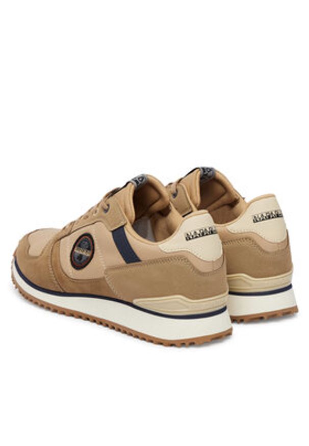 Napapijri Sneakersy NP0A8AAO Brązowy. Kolor: brązowy. Materiał: skóra