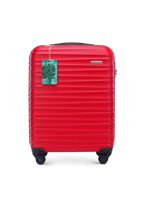 Wittchen - Mała walizka z zawieszką czerwona. Kolor: czerwony. Materiał: guma