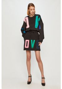 Love Moschino - Spódnica. Okazja: na co dzień. Kolor: czarny. Styl: casual #4
