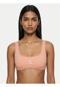 Calvin Klein Swimwear Góra od bikini LV00Q61100 Różowy. Kolor: różowy. Materiał: syntetyk #1