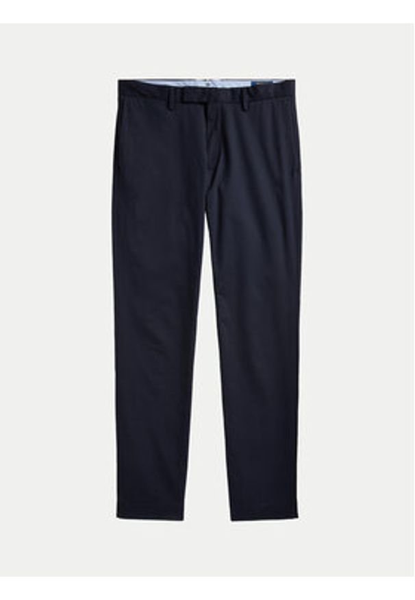 Polo Ralph Lauren Chinosy 710644988002 Granatowy Slim Fit. Kolor: niebieski. Materiał: bawełna
