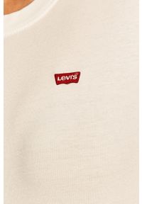 Levi's® - Levi's - T-shirt 37697.0000-Neutrals. Okazja: na spotkanie biznesowe. Kolor: biały. Materiał: dzianina. Wzór: aplikacja. Styl: biznesowy #4