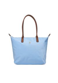 TOMMY HILFIGER - Tommy Hilfiger Torebka Popette Tote AW0AW17711 Błękitny. Kolor: niebieski #4