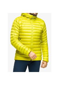 Kurtka puchowa męska Montane Anti-Freeze Hoodie. Kolor: żółty. Materiał: puch