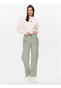 Tommy Jeans Bluza DW0DW15415 Różowy Regular Fit. Kolor: różowy. Materiał: bawełna #5
