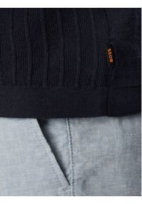 BOSS Koszula Amicino 50558725 Granatowy Regular Fit. Kolor: niebieski. Materiał: bawełna #4