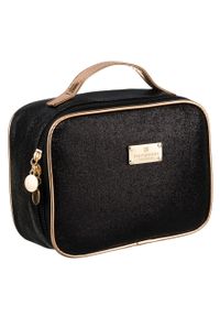 Kosmetyczka Peterson PTN KOS-L03-B czarny. Kolor: czarny. Materiał: materiał