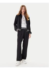 Liu Jo Sport Spodnie materiałowe TF5192 T004A Czarny Regular Fit. Kolor: czarny. Materiał: syntetyk. Styl: sportowy