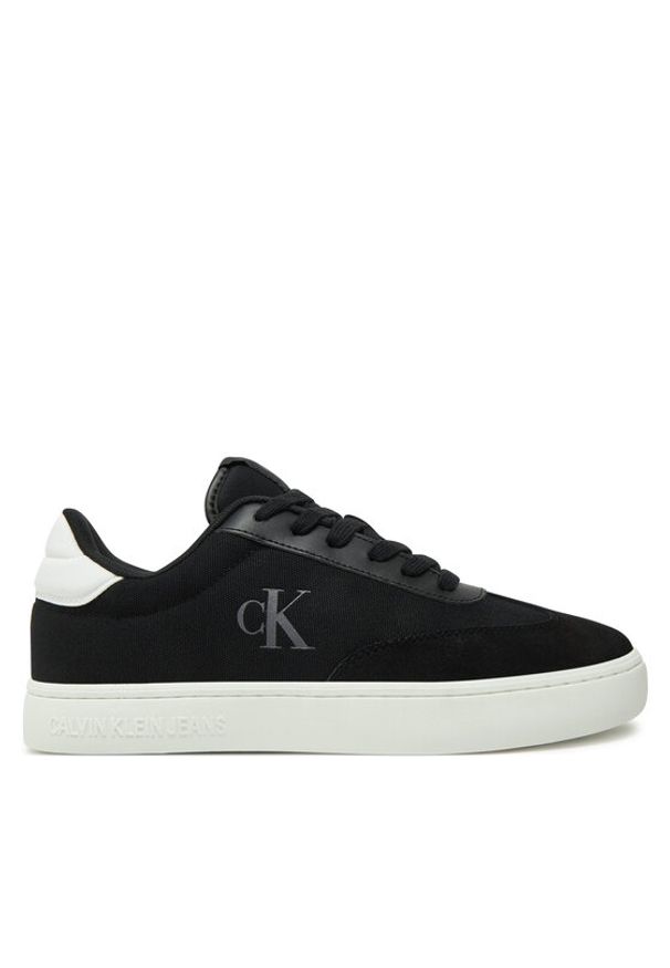 Calvin Klein Jeans Sneakersy Classic Cupsole Low Mix Mg YM0YM01169 Czarny. Kolor: czarny. Materiał: materiał