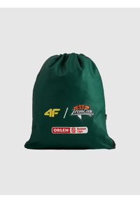 4f - 4F Plecak-worek 4F x Zastal Zielona Góra 2025/26 - zielony Uniwersalny. Kolor: zielony. Wzór: nadruk. Styl: casual, street #1
