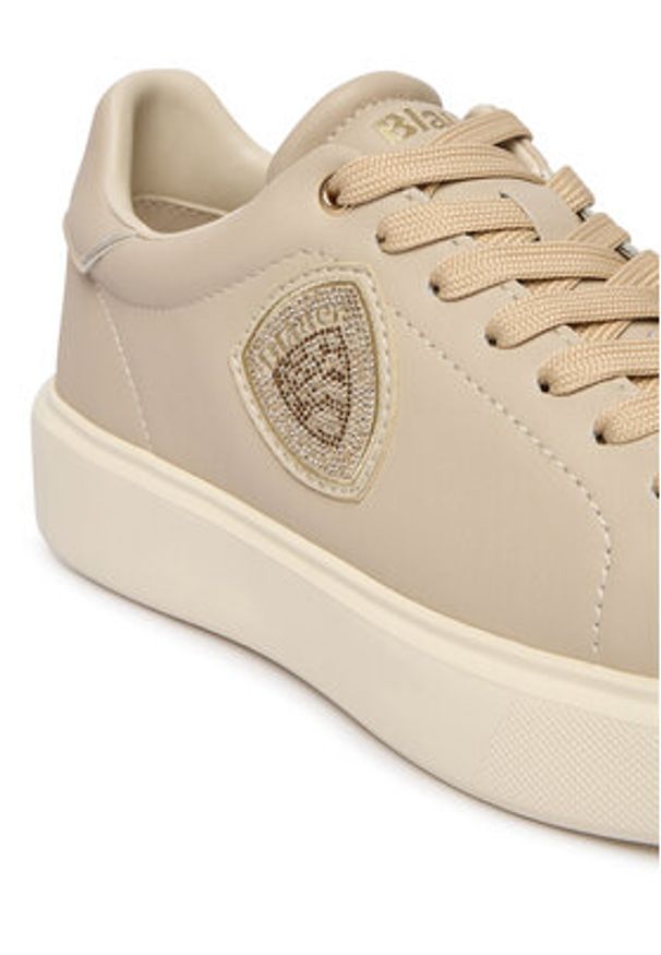 Blauer Sneakersy S6VENUS01/LEA Beżowy. Kolor: beżowy. Materiał: skóra