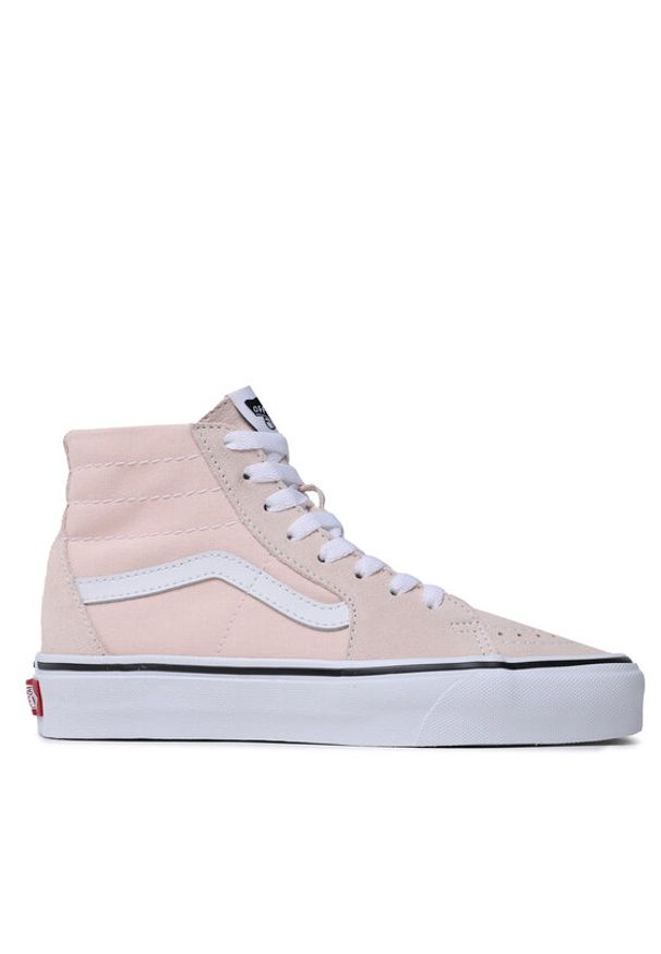 Vans Sneakersy Sk8-Hi Tapered VN0A5KRUBM01 Pomarańczowy. Kolor: pomarańczowy. Materiał: zamsz, skóra