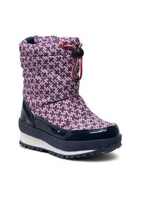 TOMMY HILFIGER - Tommy Hilfiger Śniegowce Snow Boot T3A5-32435-1486 M Bordowy. Kolor: czerwony. Materiał: materiał #3