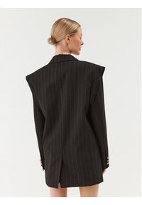 Versace Jeans Couture Marynarka 75HAQ700 Czarny Oversize. Kolor: czarny. Materiał: syntetyk
