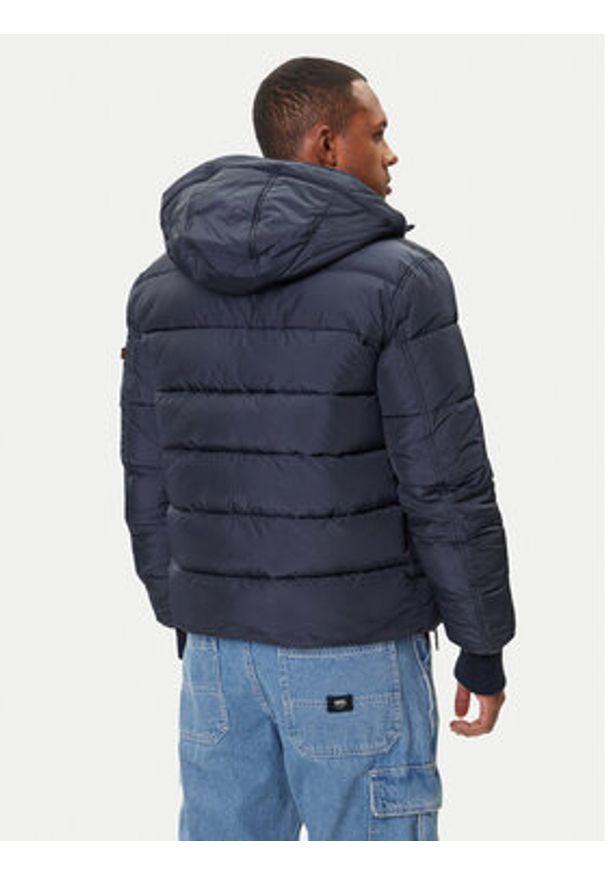 Alpha Industries Kurtka zimowa 118113 Granatowy Regular Fit. Kolor: niebieski. Materiał: syntetyk. Sezon: zima