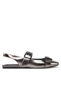 Karl Lagerfeld - Baleriny KARL LAGERFELD. Kolor: srebrny #1