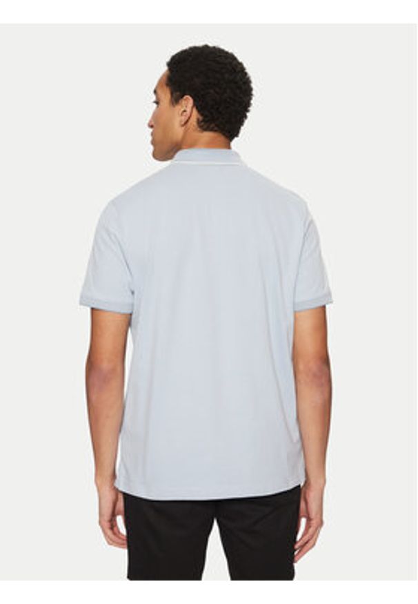 Calvin Klein Polo K10K114141 Niebieski Regular Fit. Typ kołnierza: polo. Kolor: niebieski. Materiał: bawełna