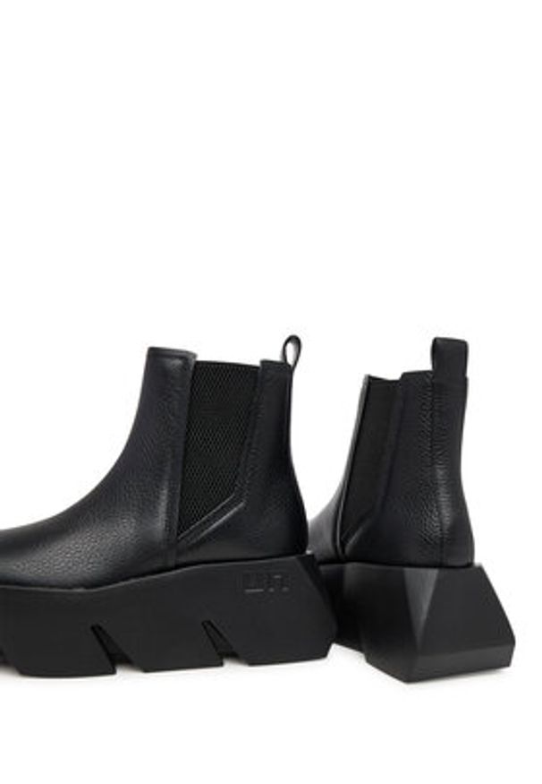 United Nude Botki Bull Chelsea 10960560165 Czarny. Kolor: czarny. Materiał: skóra