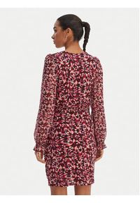 Morgan Sukienka codzienna 261-RIBLOO Różowy Slim Fit. Okazja: na co dzień. Kolor: różowy. Materiał: syntetyk. Typ sukienki: proste. Styl: casual #4