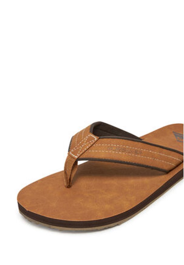 Quiksilver Japonki 808416 Brązowy. Kolor: brązowy. Materiał: syntetyk, materiał