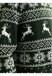 Jack & Jones Sweter Xmas Gabriel 12266118 Zielony Regular Fit. Kolor: zielony. Materiał: syntetyk #7
